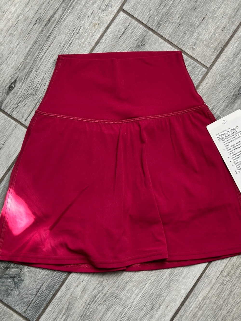 Lululemon Magenta Smoke Align Skirt